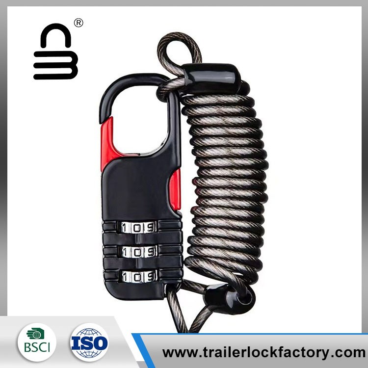 वायर रोप हेल्मेट लॉक